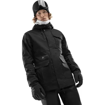 SIROKO Pánská prémiová snowboardová bunda SRX Edgewood Černá 2XL ČERNÁ