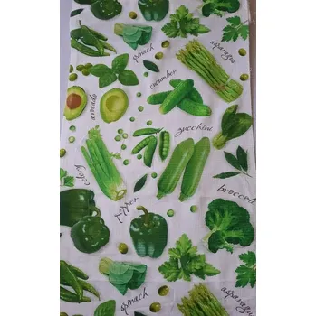 Látka Waflovina Zelenina