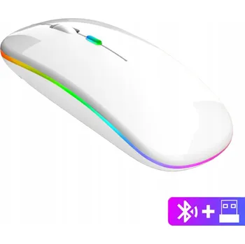 Myš Bezdrátová počítačová myš USB Bluetooth s podsvícením