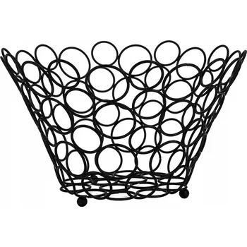 Obraz Kovový koš na ovoce černý