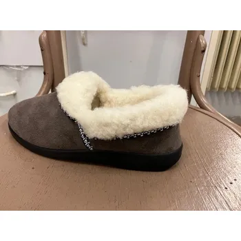 Dámské pantofle Bačkory dámské nízké ohrnuté ROGALLO Barva: Hnědá, Velikost: 38