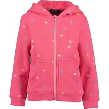 Dívčí mikina Dívčí mikina s kapucí Motýlci Blue Seven 717623 růžová velikost 92
