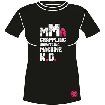 Dámské tričko Dámské sportovní tričko MACHINE MMA - Černé S