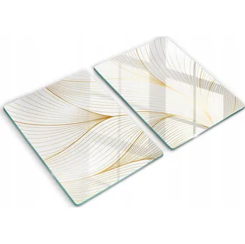 Obraz Multifunkční Dekorativní Skleněné Desky 2x40x52 cm Moderní Vzor Linie