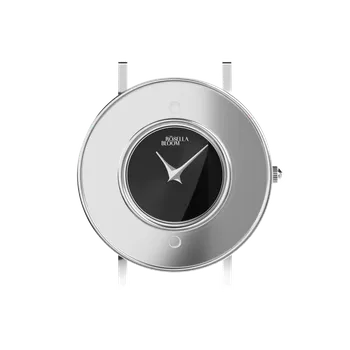 Hodinky Rosella Bloom Stříbrné pouzdro/černý číselník RBR14C819-03XS