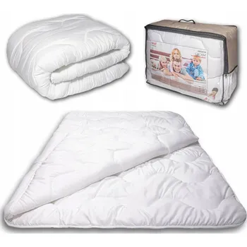 přikrývka PŘIKRÝVKA POVLEČENÍ CELOROČNÍ PROŠÍVANÁ DEKA TEPLÁ ANTIALERGICKÁ BÍLÁ | 180x200cm