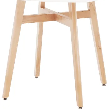 Jídelní stůl Vikio Jídelní stůl bílá přírodní 80x80 TJS101B