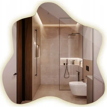 Zrcadlo Zrcadlo Tulup nástěnné asymetrické 676 x 670 mm