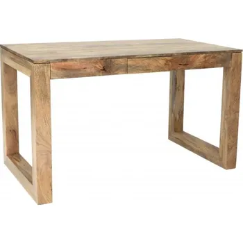 Psací stůl Indický nábytek - Psací stůl Hina 130x76x70 z mangového dřeva Mango natural