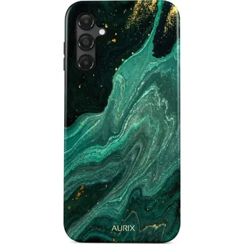 Pouzdro na mobilní telefon Kryt Samsung A14 AURIX pevný Green Lagoon (obal neboli pouzdro na Samsung A14)