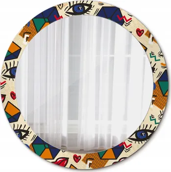 Zrcadlo Zrcadlo Závěsné do Koupelny Styl pop art 80cm
