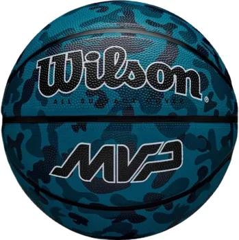 Míčový sport BASKETBALOVÝ MÍČ WILSON MVP CAMO BSKT BLUE VELIKOST 7