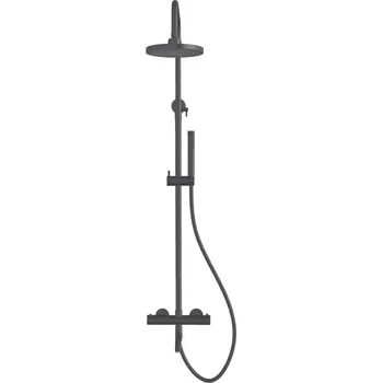 Sprchový set HOPA Nástěnný termostatický sprchový a vanový set VEO černá, BABPVNTICZ