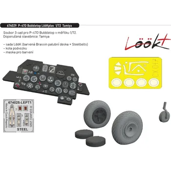 Plastikový model Eduard 1/72 P-47D Bubbletop LööKplus (TAMIYA)