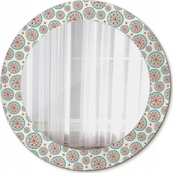 Zrcadlo Krásné Zrcadlo s kulatým vzorem boho 60 cm