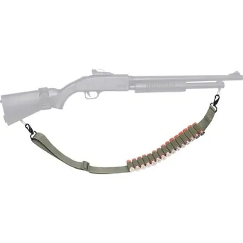 Příslušenství pro sportovní střelbu Popruh na brokovnici - zelený, dvoubodový 115z