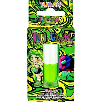Lak na nehty Tubi Glam Dětský lak na nehty Zelený Neon 5 ml