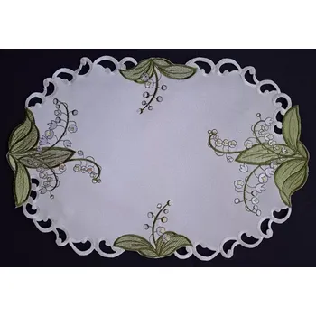 ubrus UBRUS * UBRUSY vyšívaný 50 x 30 Konvalinka mašle