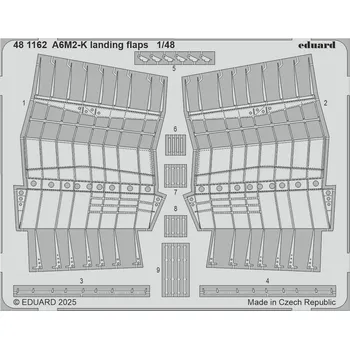 Volný čas Eduard 1/48 A6M2-K landing flaps (EDUARD)