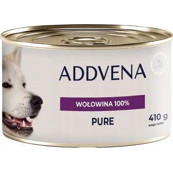 Krmivo pro psa Addvena Moist PURE Hovězí 100% krmivo mokré krmivo pro psy 410g