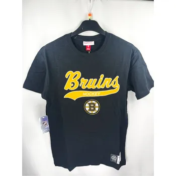 Pánské tričko Mitchell & Ness Pánské tričko Boston Bruins NHL Legendary Slub Ss Tee Current Logo Velikost: S