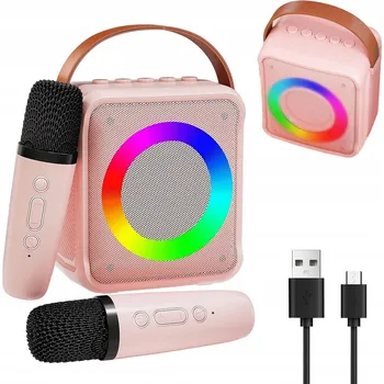 BEZDRÁTOVÝ KARAOKE MIKROFON S REPRODUKTOREM BLUETOOTH PRO DĚTI