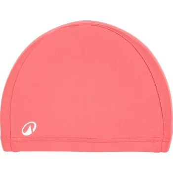 Plavecká čepice DECATHLON Plavecká látková čepice velikost M M 56-59cm RŮŽOVÁ