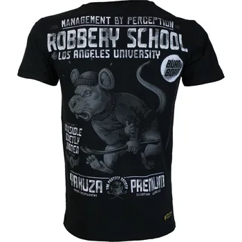 Yakuza Premium Selection Yakuza Premium Tričko Robbery School 3807, Los Angeles - černé Velikost: 4XL