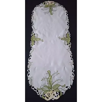 ubrus UBRUS * UBRUSY vyšívaný 110 x 43 Konvalinka mašle