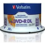 VERBATIM DVD+R DL (8xPrintable, 8,5GB), 50 cake