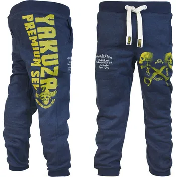 Yakuza Premium Pánské tepláky 3829 - tmavě modré M