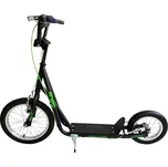 Koloběžka ENERO 16 GHOST RAIDER ČERNZELENÝ