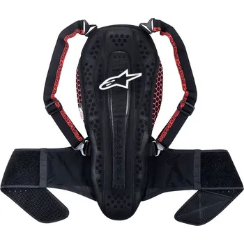 Motocyklový chránič Páteřový chránič Nucleon KR-2, ALPINESTARS (černý/červený, vel. XS)