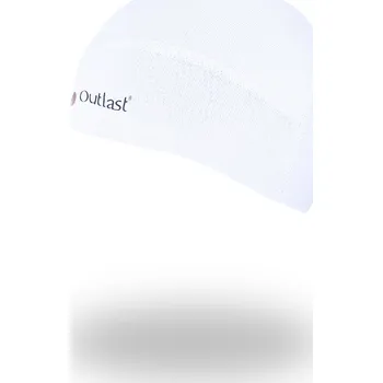 Módní doplněk Little Angel Čepice tenká plochý šev Outlast® - bílá Velikost: 2 | 39-41 cm