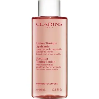 Pleťový krém Clarins Zklidňující tonizační voda pro velmi suchou až citlivou pleť (Soothing Toning Lotion) 400 ml + 2 měsíce na vrácení zboží
