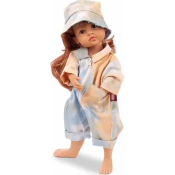Doplněk pro panenku Götz obleček "overal s kloboučkem " na panenky 30-33 a 36 cm
