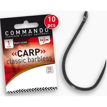 Rybářský háček Carp Zoom Háčky Carp Classic Barbless - 10 ks/vel.6