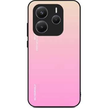 Pouzdro na mobilní telefon Kryt Xiaomi Redmi Note 14 5G pevný duhový meruňkový (obal neboli pouzdro na Xiaomi Redmi Note 14 5G)