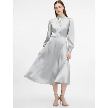 Dámské šaty Stříbrné dámské midi šaty ORSAY - Dámské Orsay šedá 3281018