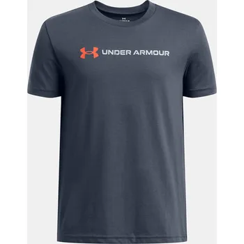 Chlapecké tričko Under Armour UA B LOGO WORDMARK SS - Kluci Under Armour šedá 3281221