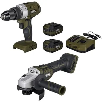 Sada aku nářadí Narex CAMOUFLAGE 11 - aku vrtací šroubovák CSV 13-2+úhlová bruska CBU 125