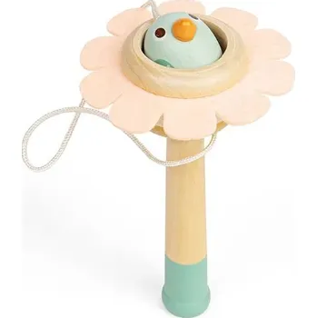 Bigjigs Toys Ball Catcher Květina s míčkem 1 ks Ptáček