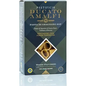 Ducato d'Amalfi - Pasta di Gragnano IGP- Mezzi Paccheri 500g (Ducato d'Amalfi - Pasta di Gragnano IGP- Mezzi Paccheri 500g)