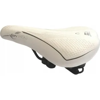 Sedlo na kolo SELLE BASSANO italské cyklistické sedlo BÍLÉ