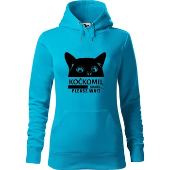 Pánská mikina Dámská mikina Kočkomil loading Velikost (žena): M, Vyberte barvu: Tyrkysová
