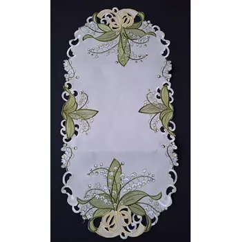 ubrus UBRUS * UBRUSY vyšívaný 70 x 34 Konvalinka mašle