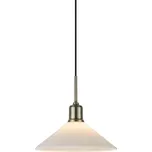 Markslöjd 108867 - Lustr na lanku VELA 1xE27/40W/230V mosaz/bílá