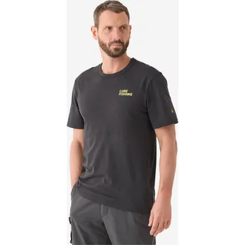 Pánské tričko CAPERLAN Rybářské bavlněné tričko Crank M BEZBARVÁ|ČERNÁ