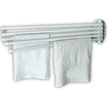 Držák na ručník Sušák na ručníky bílý 6-ramenný Rychlá expedice, doprava zdarma od 999,-