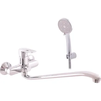 Vodovodní baterie RAV Slezák Colorado Nástěnná vanová/umyvadlová baterie s příslušenstvím, 150 mm, chrom, CO252.5/1